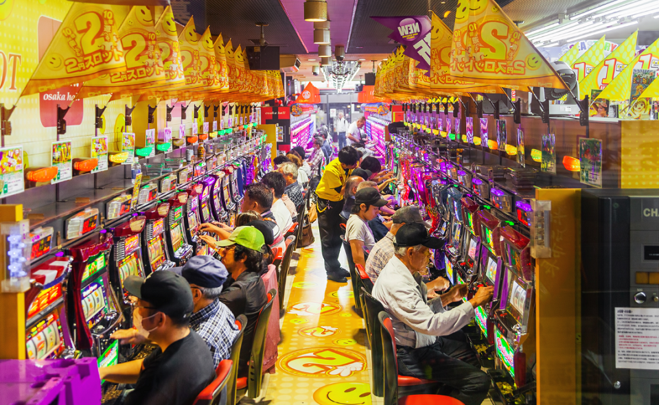 Pachinko game center