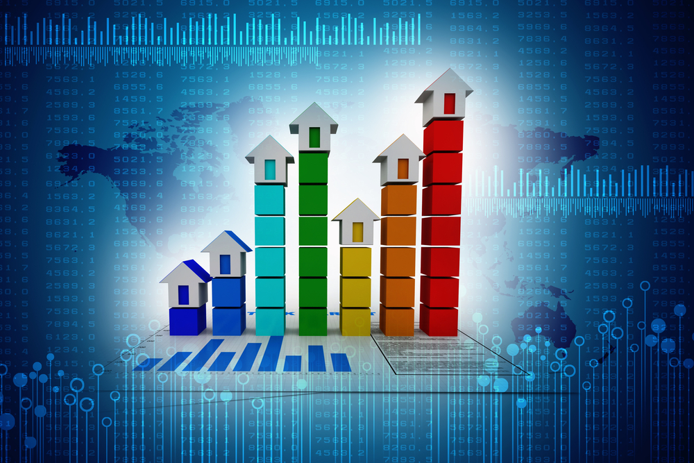 graph showing property value fluctuations