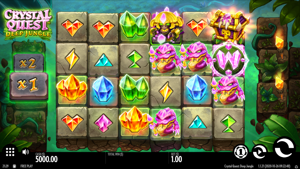 Crystal Quest Deep Jungle Screenshot