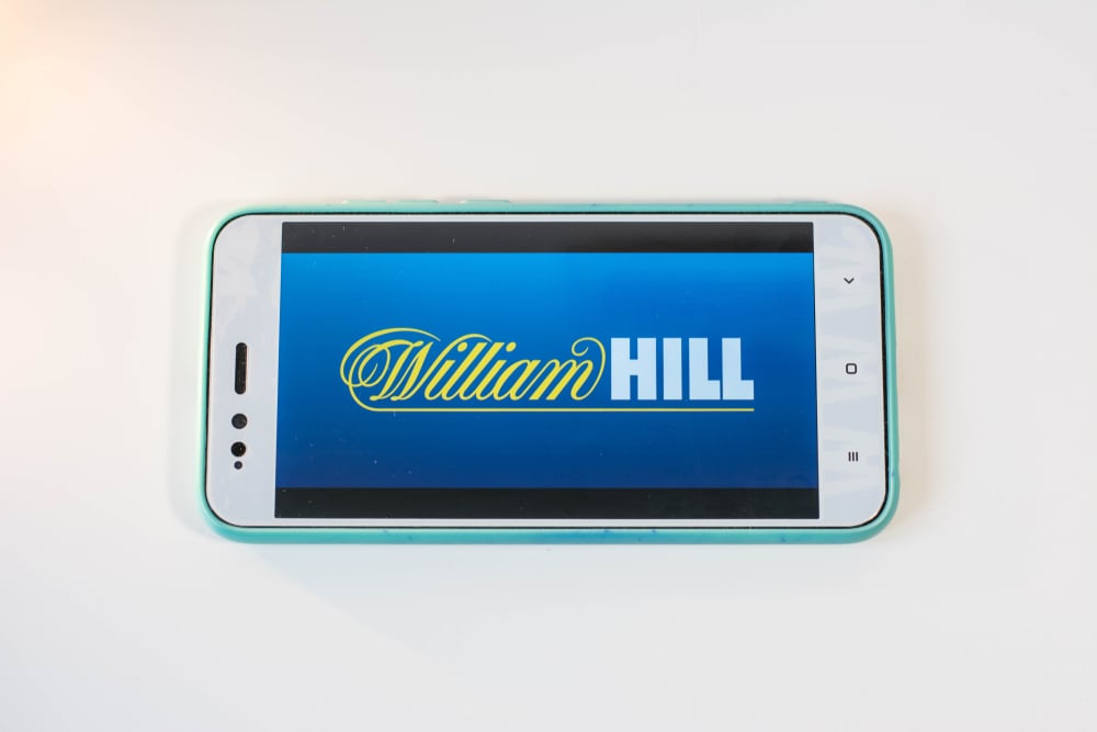 William Hill logo on smartphone