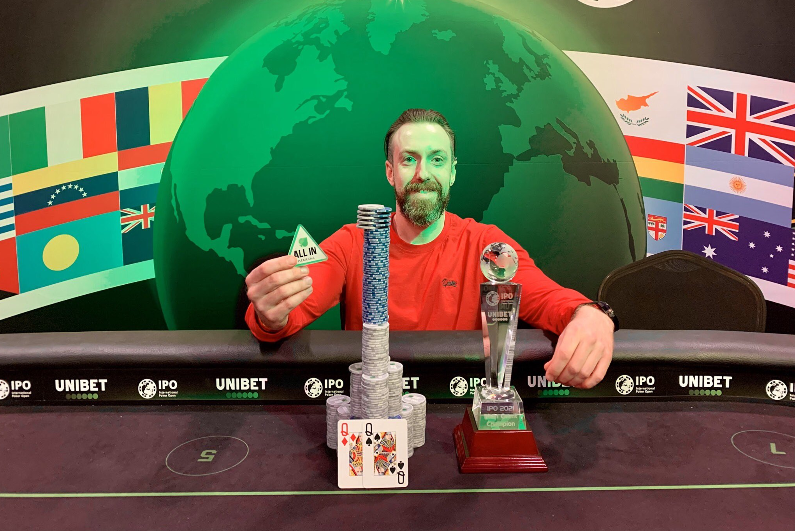 Unibet International Poker Open Main Event winner Jamie Cusack